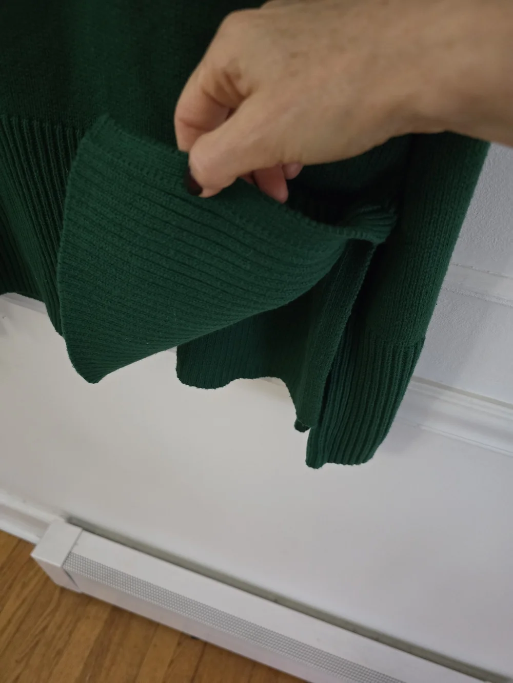 GAP Deep Green Ribbed Turtleneck Sweater